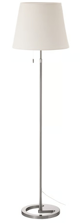 Lampa bílá D 36 H-155 stojací