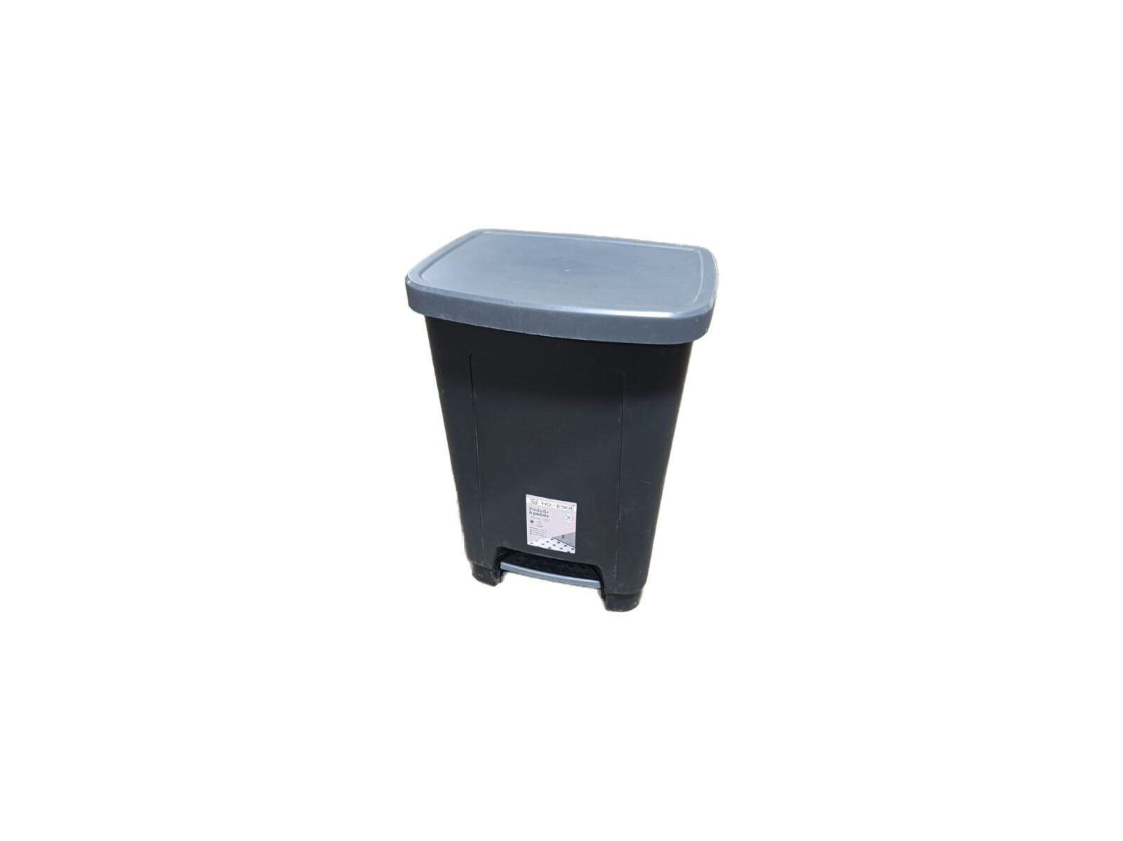 Koš šedý plast velký